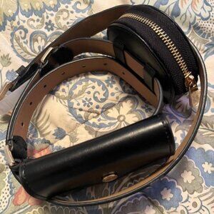 Michael Kors Belt Size L/XL with Removable Bags (1Zip Round & 1 Snap Pouch) NWT